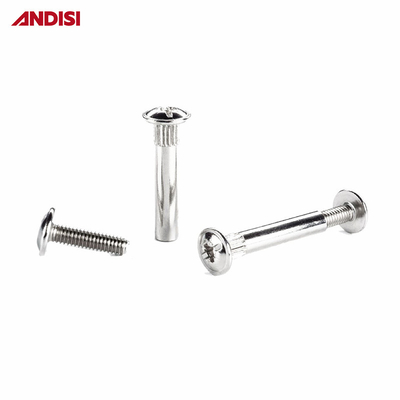 27-45mm lunghezza armadio mobili connessione joint bullone a fessura di combinazione vite