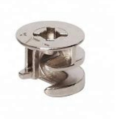 Armadio in legno connessione di bullone di camma di montaggio e trasparente Noce di nylon Dowel viti camma blocco