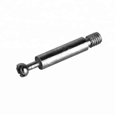 Armadio in legno connessione di bullone di camma di montaggio e trasparente Noce di nylon Dowel viti camma blocco