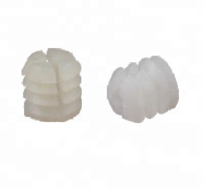 Armadio in legno connessione di bullone di camma di montaggio e trasparente Noce di nylon Dowel viti camma blocco