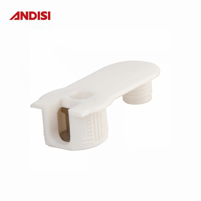Connettore per angolo di armadio di finitura in nylon bianco/marrone zincato per altri mobili
