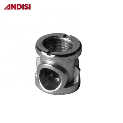 Fittings di connessione resistenti per mobili moderni zincati 4 in 1 Mini Fix Cam e bullone
