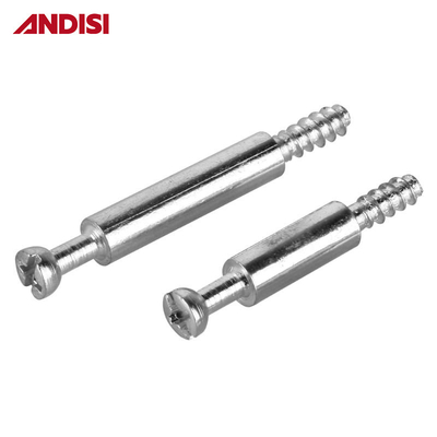 Mobili di connessione bullone Mini fissare viti Dowel 33/36/46mm Acciaio zincato M4 Hardware moderno