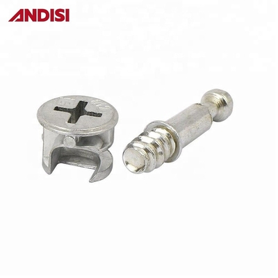 Mobili di connessione bullone Mini fissare viti Dowel 33/36/46mm Acciaio zincato M4 Hardware moderno